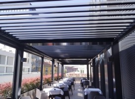 Pergola bois terrasse Ã  Nice