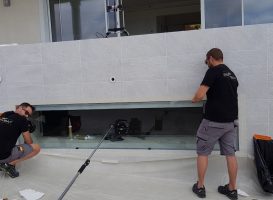 Vitre de psicine sur mesure