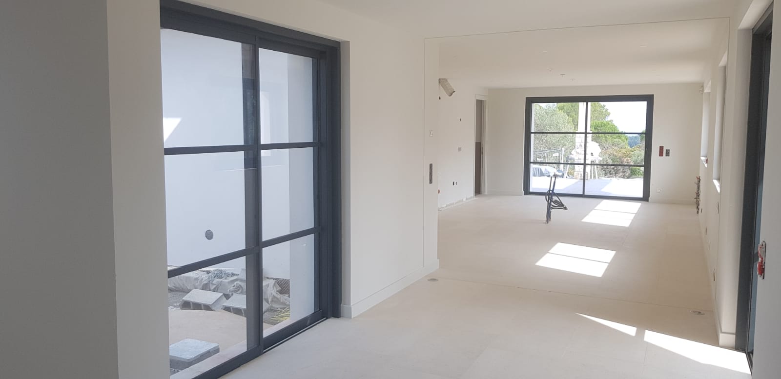 Menuiseries aluminium maison neuve