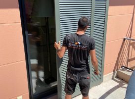 Pose de volets coulissants motorisés dans les Alpes-Maritimes