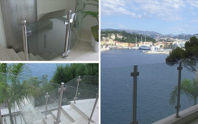 installation of railings in the port of nice